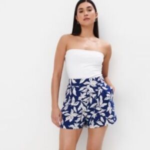 PRIMARK CARES Women Blue Print Casual Shorts | 12